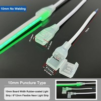 Connecteur de câble sans soudure à 2 broches (8mm/10mm/12mm) 12V/24V/110V/220V pour bande LED – Vente en gros