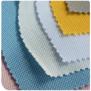 190g 100% poliéster estiramiento de secado rápido transpirable ligero tejido de punto de urdimbre para Niñas Ropa Deportiva camisetas uniformes de baloncesto - Product Image 1