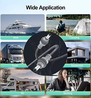 Kabel daya untuk Starlink Mini DC kabel catu daya tahan air PD untuk Starlink Mini DC ke DC kabel daya 6,5 kaki 10 kaki 16 kaki