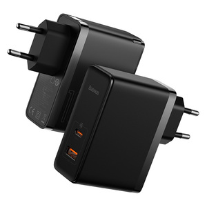 <span class=keywords><strong>Baseus</strong></span> <span class=keywords><strong>Cargador</strong></span> Rápido GaN5 Pro C + U <span class=keywords><strong>100W</strong></span> Versión EU US Disponible con Mini Cable Tipo-C a Tipo-C <span class=keywords><strong>100W</strong></span> 20V/5A 1M 100% Original - Product Image 1