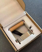 Poignée latérale pour machine de musculation, accessoire de fitness pour l'épaule, en acier avec poignée en bois pour l'entraînement de force