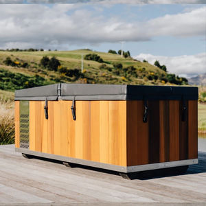 <span class=keywords><strong>Chauffe</strong></span>-<span class=keywords><strong>eau</strong></span> de spa extérieur de style industriel en acier inoxydable électrique, capacité de 2 à 5 <span class=keywords><strong>personnes</strong></span>, forme ronde, design chinois - Product Image 3