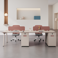 Ensemble bureau et chaise pour personnel, bureau d'ordinateur, poste de travail de bureau
