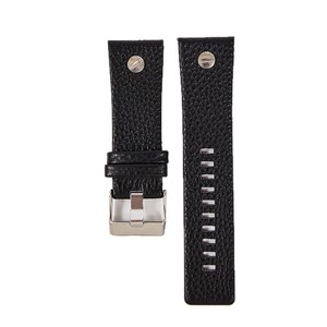 Bracelet de montre en cuir grainé Litchi de qualité supérieure pour hommes, 26 28 mm, bracelet en cuir véritable souple, classique, décontracté, bracelet de remplacement - Product Image 2