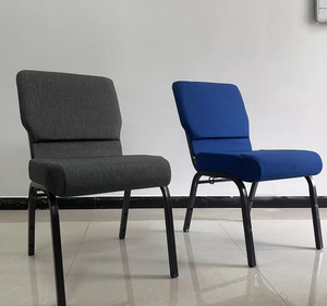 Siège confortable chaises de prêtre d'église en gros chaises d'église de verrouillage chaise d'église - Product Image 4