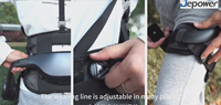 Exosquelette de marche intelligent P1, autonomie de 4 heures, léger (2,8 kg), dispositif d'assistance pour les personnes atteintes de lésions de la moelle épinière