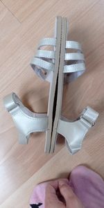 Sandales plates décontractées en cuir véritable noir respirant pour femmes TipsieToes, pour la vie quotidienne, pieds nus, à enfiler, pour la saison printanière - Product Image 5