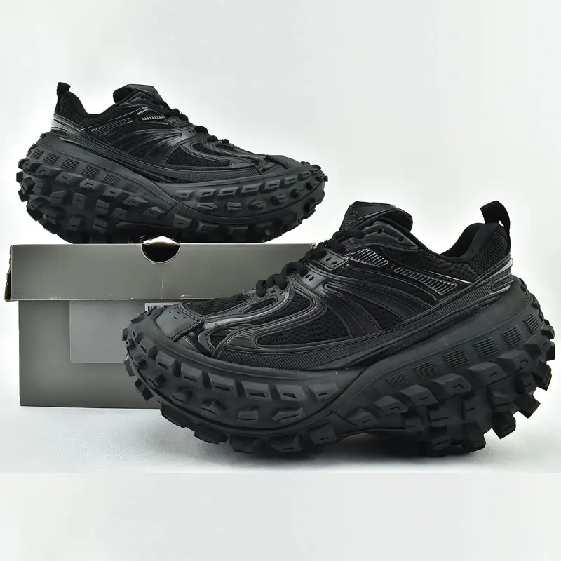 Original B famous brand tire rubber platform sneakers men's and women's shoes pu latex insole casual jogging shoes