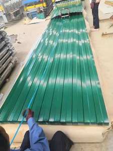 Coloré GI PPGI Zinc Galvanisé Ondulé En Acier Fer <span class=keywords><strong>Tole</strong></span> Feuilles/couleur coaed Trapèze tuile Métal Fer feuille de toiture - Product Image 4