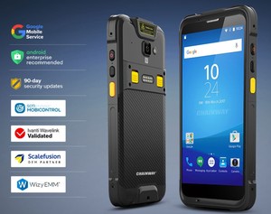 Uhf <span class=keywords><strong>RFID</strong></span> <span class=keywords><strong>Reader</strong></span> <span class=keywords><strong>Android</strong></span> PDA 1D 2D Máy Quét Mã Vạch gồ ghề điện thoại thông minh chainway C66 5.5inch 4 gam Wifi cho kho theo dõi - Product Image 2