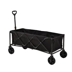 Armazenamento ao ar livre Pull Wagon Folding Alumínio Jardim Carrinho Wagon Fabricação