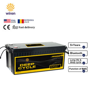 Batería de ciclo profundo LiFePO4 de 25.6V y 200Ah de Wiren |   5120 Wh |   Más de 6000 Ciclos |   Monitoreo por Bluetooth |   Garantía de 5 Años |   Stock en EE. UU./Rumania - Product Image 2