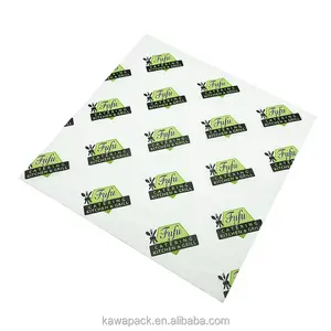 Factory Customization Food Grade Printed Wrapping Wax Wrap Paper Bbq Sandwich Hamburgers Coloured Greaseproof Paper