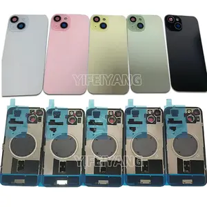 Chất lượng cao gốc Glass Cover quay lại cơ thể chasis Phụ kiện cho Iphone 15 15 cộng với 15Pro 15Promax