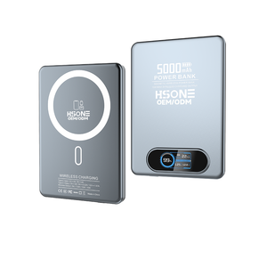 Batterie semi-solide L154 5000mAh, chargeur magnétique portable avec corps ultra-fin de 6,7 mm, écran TFT et double charge rapide - Product Image 6