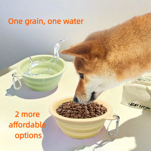Tigela de Viagem Dobrável e Tigela Portátil para Cães e Gatos, para Água e Comida, Alimentação de Animais de Estimação ao Ar Livre - Product Image 3
