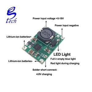 Papan Modul Catu Daya Manajemen Pengisian Daya TP5100, TP5000 1A 2A Kompatibel dengan Baterai Lithium Tunggal dan Ganda 4.2V 8.4V - Product Image 6