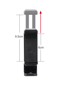Universal 1/4 Screw Hole Phone Clip 360 Degree Rotatable Mobile Phone Clamp Broadcast Bracket For Tripod Monopod Selfie Stick - Product Image 5