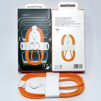 Câble de charge rapide USB-C vers USB-C 60W PD 1M en nylon tressé haute vitesse pour iPhone 15/16/17