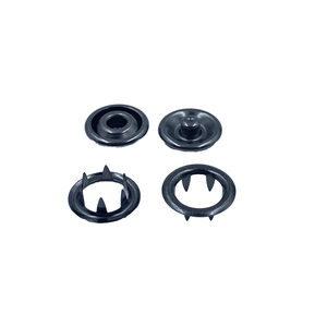 Nhà sản xuất nút kim loại mạ đen bạc vàng đồng thau hợp kim kẽm, nút bấm cài áo khoác quần áo - Product Image 5