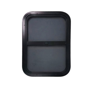 Fenêtres coulissantes pour camping-car et <span class=keywords><strong>caravane</strong></span> 350x500mm avec moustiquaire, en alliage d'aluminium, verre trempé teinté, fenêtre coulissante verticale pour remorque <span class=keywords><strong>de</strong></span> camping-car - Product Image 3