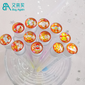 Venta al por mayor personalizado doce constelaciones coloridas cepillo de pestañas tubo máscara varita Lash Spoolies tubos pestañas cepillo tubo - Product Image 4