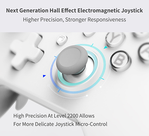 ตัวควบคุมเกมไร้สาย KK3 gulikit ฮอลล์สูงสุด1000Hz สำหรับสวิทช์/PC/Android/<span class=keywords><strong>iOS</strong></span>/MACOS - Product Image 4