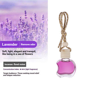 Modern 8ml Clear Glass <b>Liquid</b> Perfume Hanging Car Air Freshener Long Lasting Fragrance No Electricity Needed 3-Year Warranty - Product Image 6