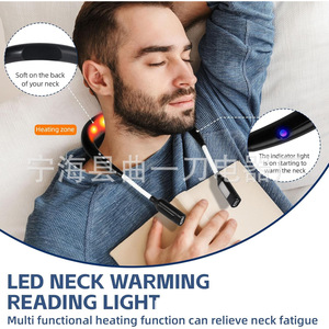 Lampe de cou flexible et réglable à LED, rechargeable par USB, lumière de course nocturne, protection des yeux, lampe de lecture - Product Image 2