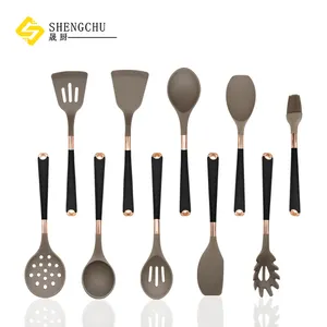 Chất Lượng Cao Trang Chủ Dụng Cụ Nhà Bếp Baking Spatula Set Silicone Đồ Dùng Nhà Bếp Để Nấu Ăn Sử Dụng