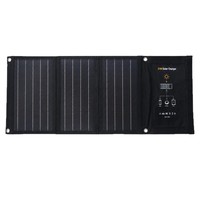 Panneau Solaire Monocristallin Pliable Haute Qualité 21W avec Double Port USB, Kit Énergétique Compact 3 Volets pour Recharge Mobile Hors Réseau 23%