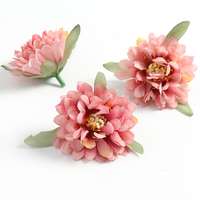 Bunga Sutra Buatan DIY Kepala Bunga Peony Buatan Tangan untuk Hari Ibu & Thanksgiving Perlengkapan Kepala Bunga Peony Kecil