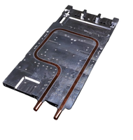 Système de refroidissement liquide facile à installer Plaque de refroidissement à eau Refroidisseur d'eau en aluminium Refroidisseur d'eau personnalisé pour système de refroidissement CPU
