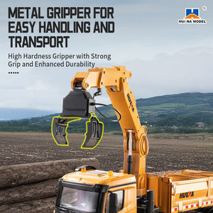 HUINA 1538 1/14 26CH, Camión Volquete con Grúa para Madera, Control Remoto, Modelo de Construcción, Listo para Usar en Interiores y Exteriores - Product Image 6