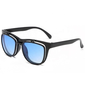 Vintage Women Flip up <strong>Sun</strong> <strong>Glasses</strong> Wholesale Good Quality <strong>Ladies</strong> Sunglasses for Female 2021 - Product Image 2