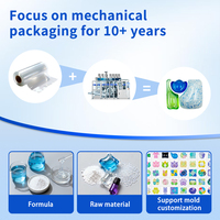 Machine d'emballage entièrement automatique Tongchuang pour perles de lessive en film hydrosoluble avec scellage électrique