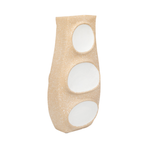 Vaso scultoreo dal design astratto con ritagli, alto vaso da terra per soggiorno, decorazione per la casa, camera da letto, ufficio. - Product Image 3