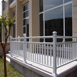 <span class=keywords><strong>Rampe</strong></span> de balcon moderne en aluminium sur mesure OEM/ODM - Clôture décorative extérieure pour terrasse/patio |   Finition par poudrage - Product Image 2