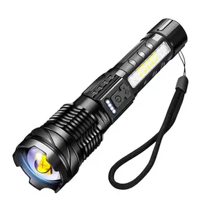 Outdoor work aluminum alloy 30W white laser torch linterna flashlight p50 torch light led flashlight long range powerful