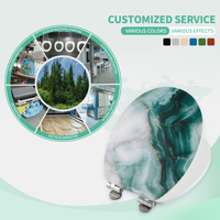 Norme européenne Écologique Bambou siège de toilette