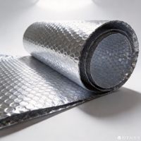 Feuille d'isolation thermique en aluminium personnalisée avec bulles d'air, barrière radiante pour toiture, résistante au feu