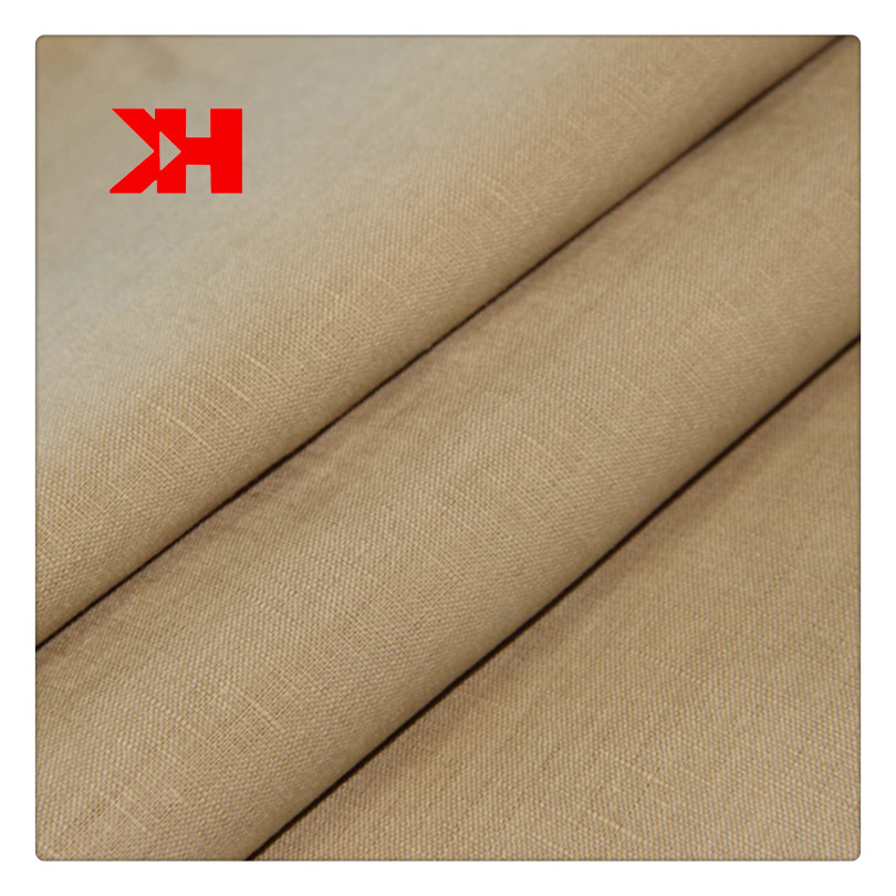 Гарантия качества, однотонная простая окрашенная 100% льняная ткань опционального цвета
