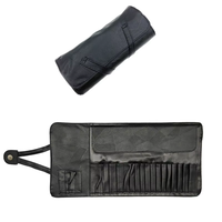 Sac à outils de maquillage portable étanche et durable avec 12 18 24 fentes organisateur étui personnalisé pour porte-pinceau de maquillage pour femmes