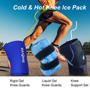Genouillère de thérapie froide/chaude Bingfan avec support en Gel pour l'arthrose bande d'enveloppement de genou de thérapie chaude pour la récupération hivernale - Product Image 2
