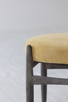 Tabouret de bar en tissu chêne quantité minimale de commande de haute qualité, meubles rétro, couleur blanche, 1 pièce