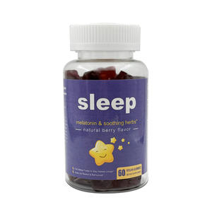 ผู้ผลิตเยลลี่ช่วยการนอนหลับ สูตรเฉพาะ เมลาโทนิน + วัลเลอรีน รูท ยีลลี่  ขั้นต่ำในการสั่งซื้อน้อย รับผลิตแบรนด์ส่วนตัว ขายส่งเพื่อสุขภาพการนอนหลับ - Product Image 1