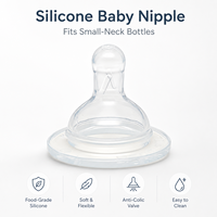 Tétines pour biberon en silicone Lansinoh NaturalWave, motif dessin animé, large ouverture, débit moyen, lot de 8, anti-colique, avec aérations, sans BPA ni BPS