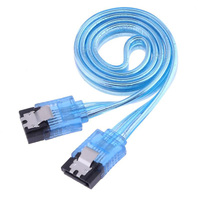 Cable SATA de 50 cm y 26 AWG de Alta Velocidad de 6 Gbps con Clip de Bloqueo para Disco Duro, Servicio OEM Premium