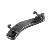 Support d'épaule pour violon en plastique noir mat réglable, prix de gros, tailles 4/4 à 1/16, logo personnalisé, accessoires de qualité pour violon