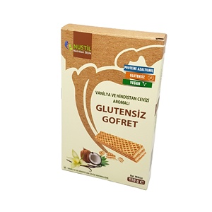 Caja de Embalaje de Cartón Autoensamblable, Reciclable, Ecológica, Personalizada, con Impresión Offset y Relieve, para Refrigerios Saludables Sin Gluten - Product Image 1